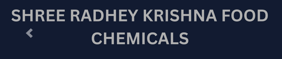 Shree Radhey Krishna Food Chemicals Logo